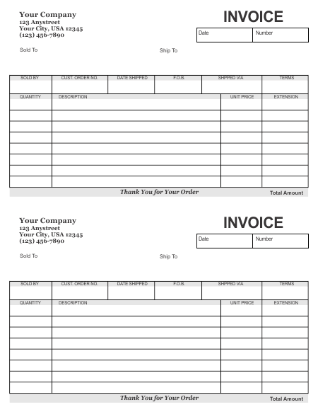 Invoice Template 3